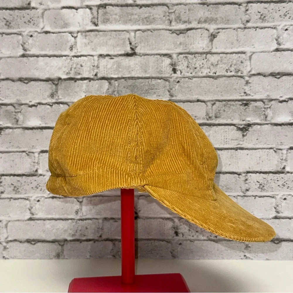 Toddler Corduroy Brown Tan 3T Cotton Hat Cap Boy